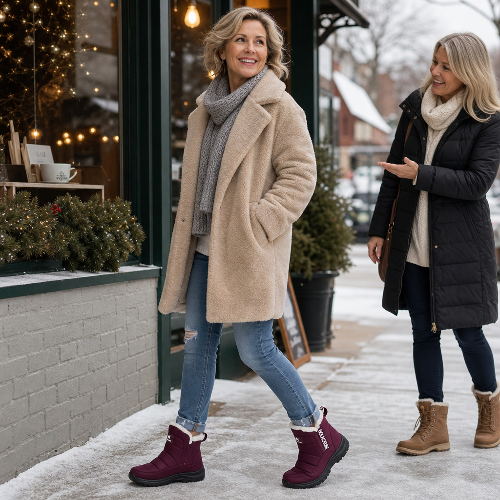 Gripwell – Faux-Fur Lined Waterproof Snow Boots