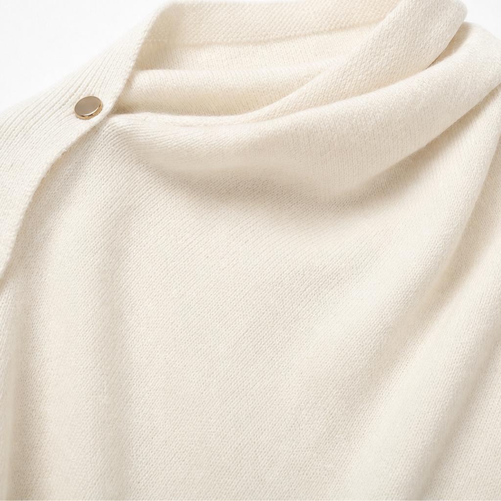 Wraparla – Side-Button Convertible Poncho Wrap