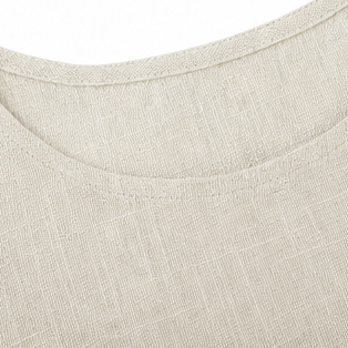 Linora – Double Hem A-Line Cotton-Linen Dress