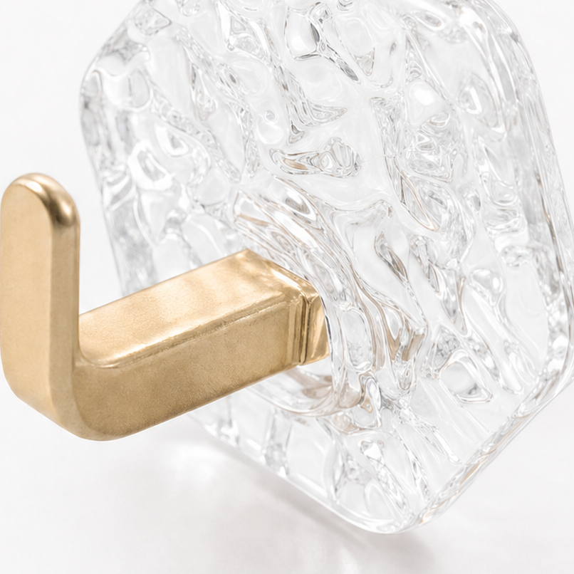 Wavella – Wavy Hexagon Adhesive Wall Hooks (5-Packs)