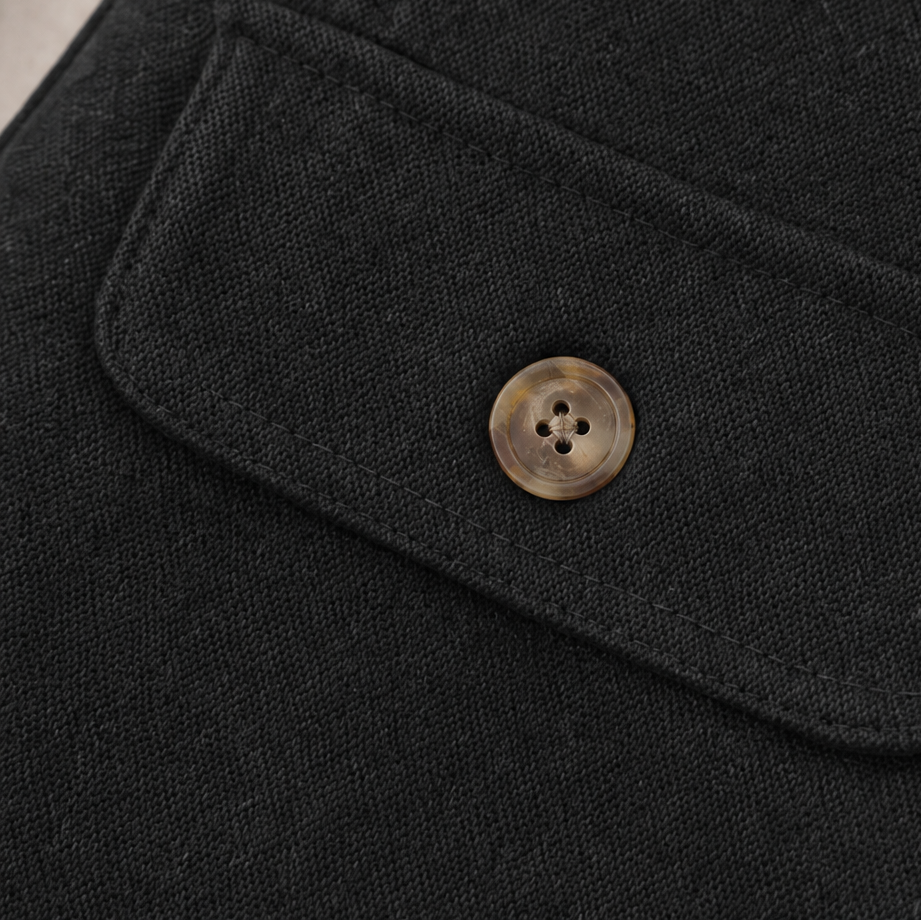 Wearbella – High-Waisted Buttoned Wide-Leg Trousers