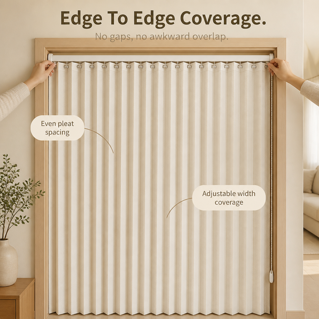 Pleatwell – Accordion Pleated Doorway Curtain
