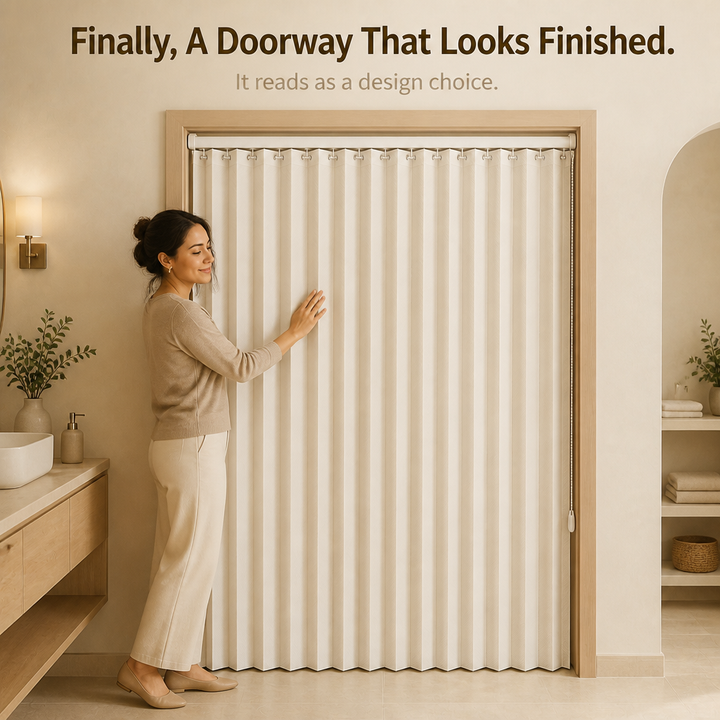 Pleatwell – Accordion Pleated Doorway Curtain