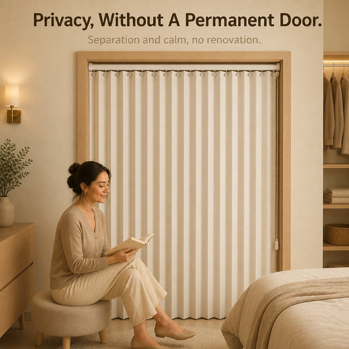 Pleatwell – Accordion Pleated Doorway Curtain