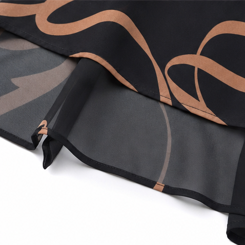 Draperie – V-Neck Maxi Dress That Skims, Never Clings