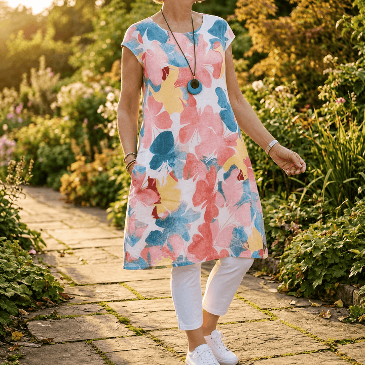 Florella – Watercolor Floral Summer Dress