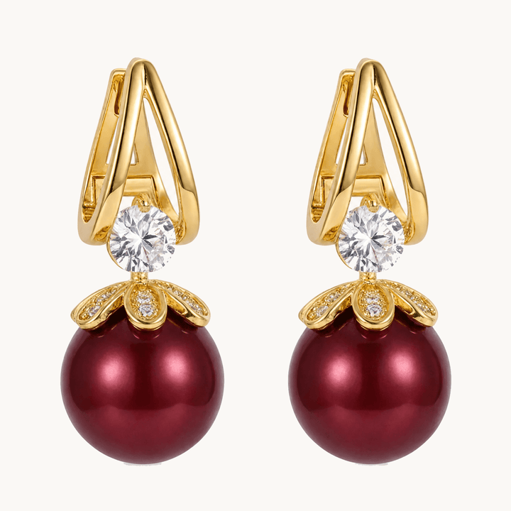 Florenza™ Sparkling Pearl Drop Earrings