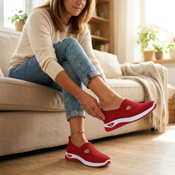 Striveknit™ – Breathable Slip-On Sneakers for All-Day Comfort