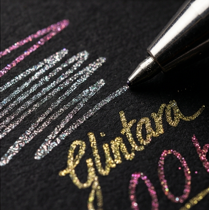 Glintara™ – Shimmering Glitter Gel Pen Set