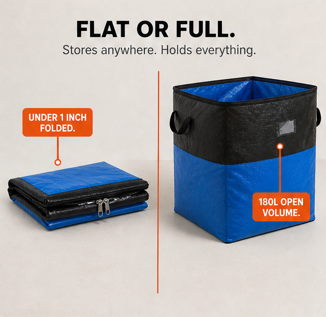 Haulora™ – Collapsible Storage Bag for Moving