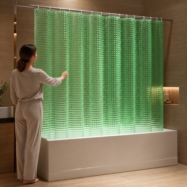 Dryhaven – 3D Embossed Shower Curtain