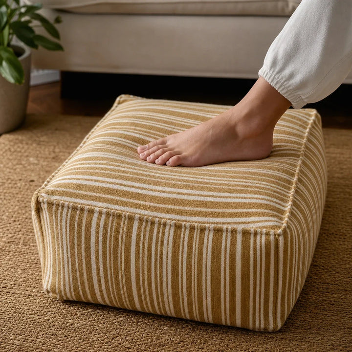 TidyNest – Fillable Storage Pouf Cover