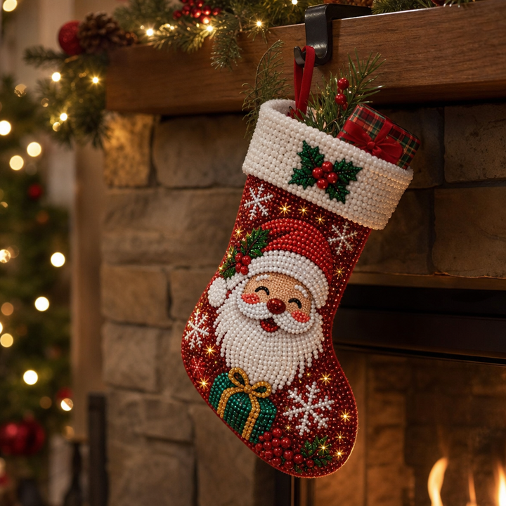 Stockcraft – Diamond Painting Christmas Stocking Kit