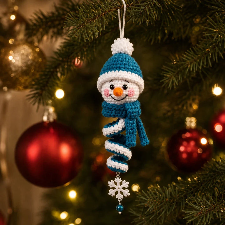 Snowmerry – Crochet Snowman Ornament Kit