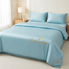 DreamCool™ – Cooling Ice-Silk 4-Piece Bedding Set
