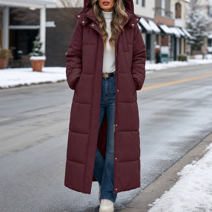 Wearbella – Long Hooded Puffer Coat