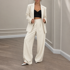Settlein – Wide-Leg Trouser And Blazer Set