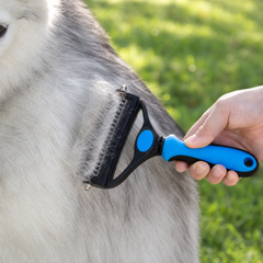 Furmela™ – Double-Sided Dematting Brush for Shedding Dogs