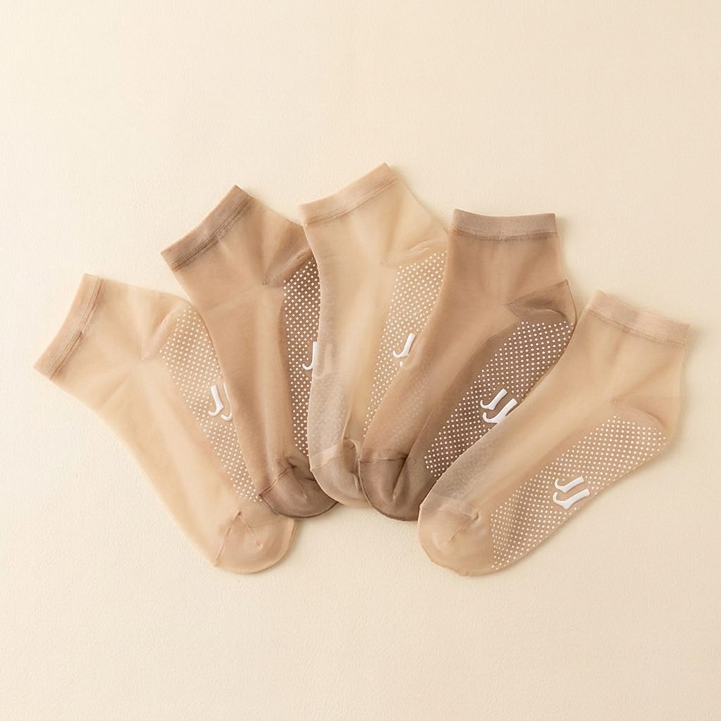 Silkara™ – Ultra Sheer Non Slip Invisible Socks