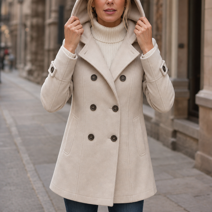 Mayfield – Double-Breasted Hooded Peacoat