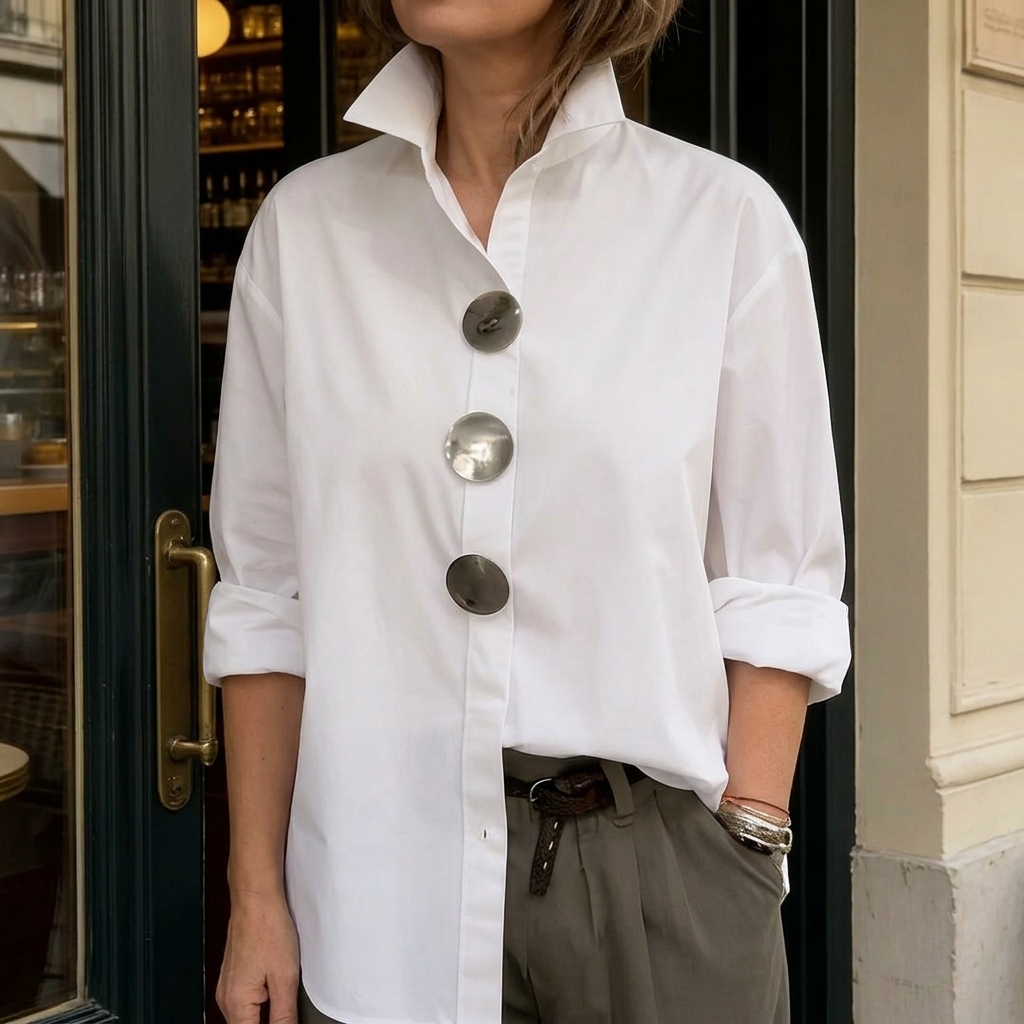 Milenza™ – Italian Style Statement Blouse