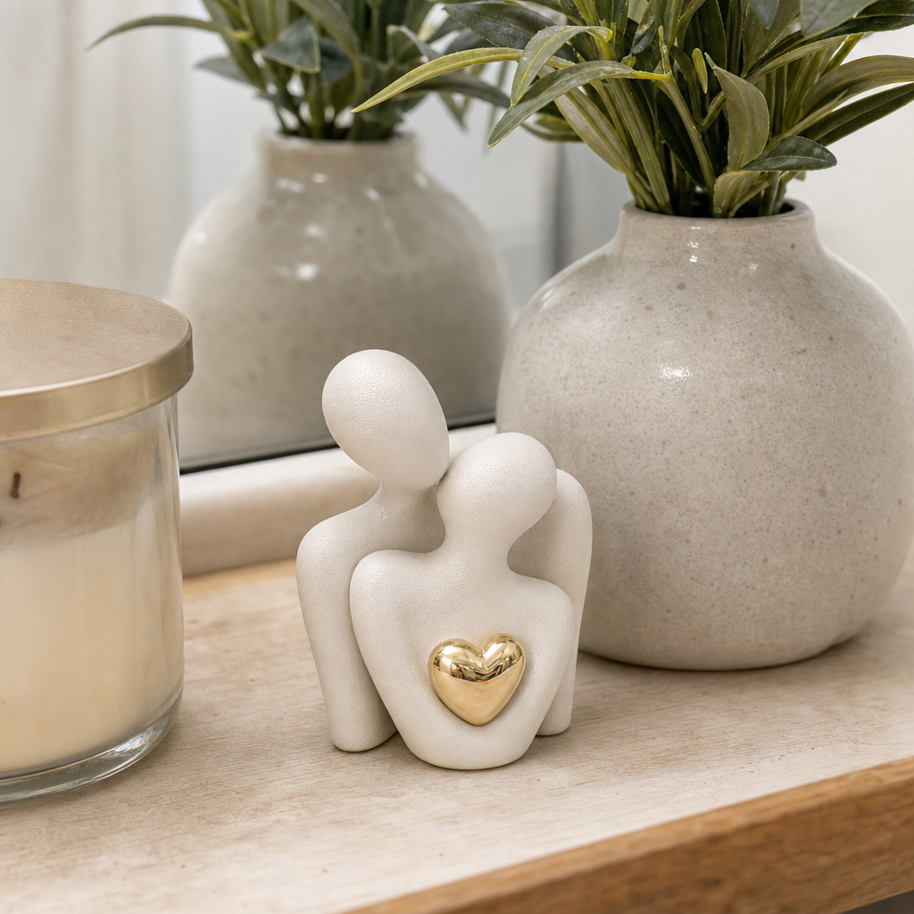Wearbella – Nesting Ceramic Hugging Couple Figurine