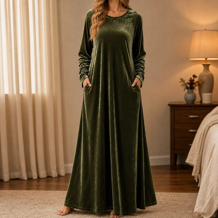Overa – Long-Sleeve Maxi Dress