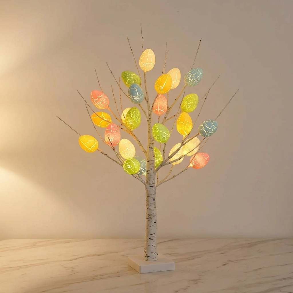 Bloomglow™ – Tabletop Easter Tree with 24 Glowing Eggs
