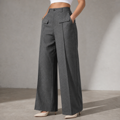 Wearbella – High-Waisted Tailored Wide-Leg Trousers