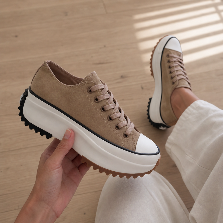 Bettina – Platform Lace-Up Sneakers