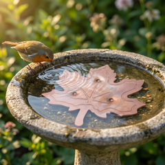 Coppera™ — Copper Leaf Bird Bath Purifier for Algae