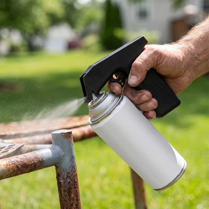 Gripfire™ – Snap-On Spray Gun Handle for Any Can