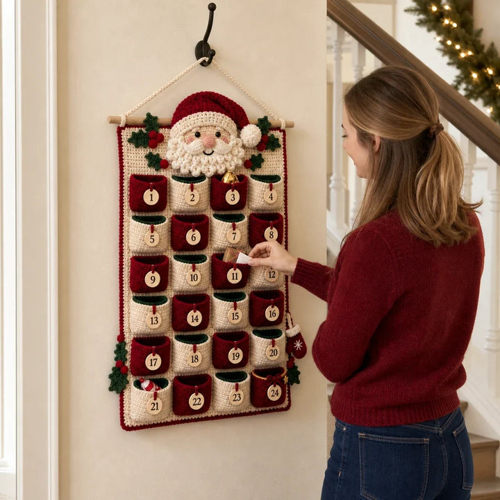MerryStitch – Numbered Pocket Santa Crochet Advent Calendar