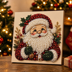 Purlbeam – Multi-Size Pearl Bead Santa Canvas Kit