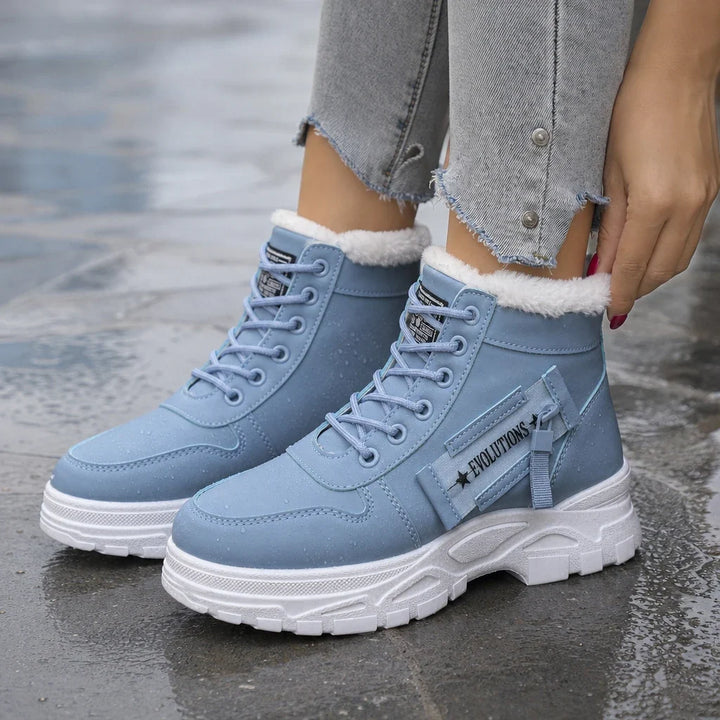Rainelle – Plush-Lined Waterproof Ankle Boots