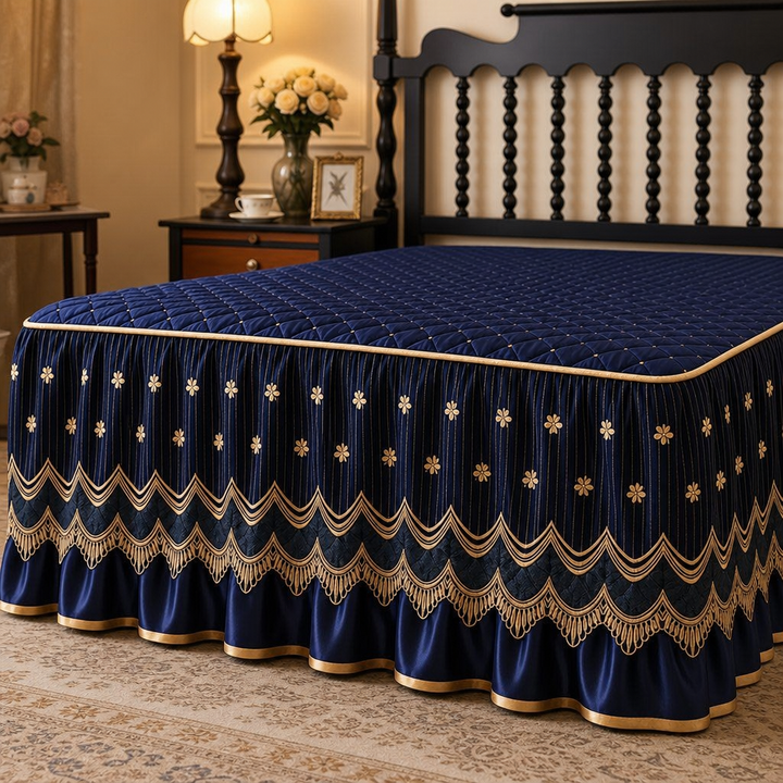 Linenna – Quilted Drop Bed Skirt