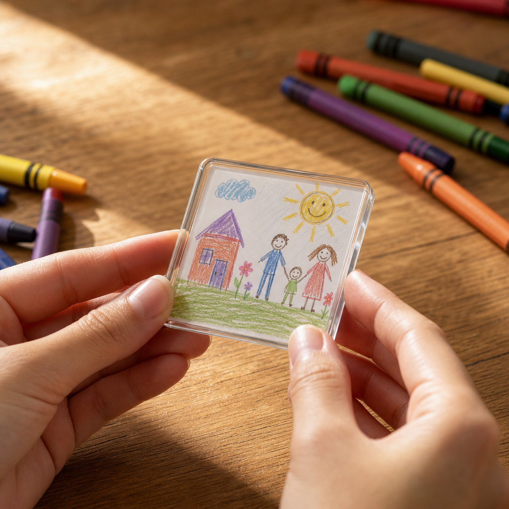 Kinkeep – Clear Acrylic Photo Magnet Kit