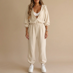 Elowyn™ – Cozy One Piece Hooded Jumpsuit