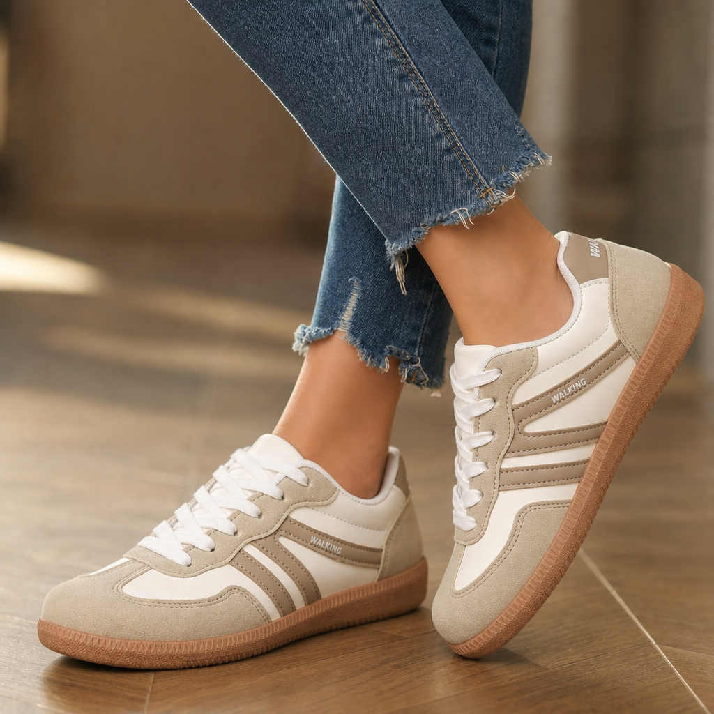 Solange – Wide Toe Box Cushioned Sneakers