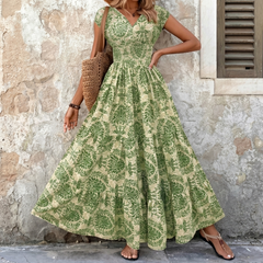 Florenza™ – Smocked Floral Maxi Dress