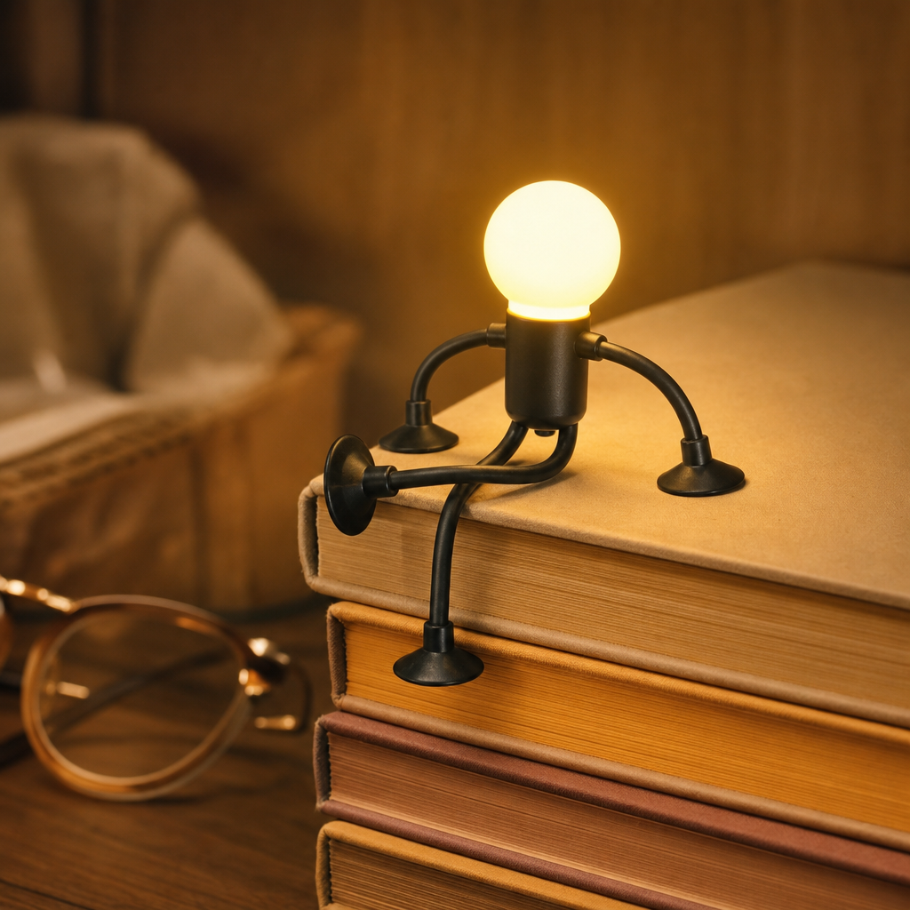 Fu Light – Posable Suction-Cup Figure Night Light (4pcs)