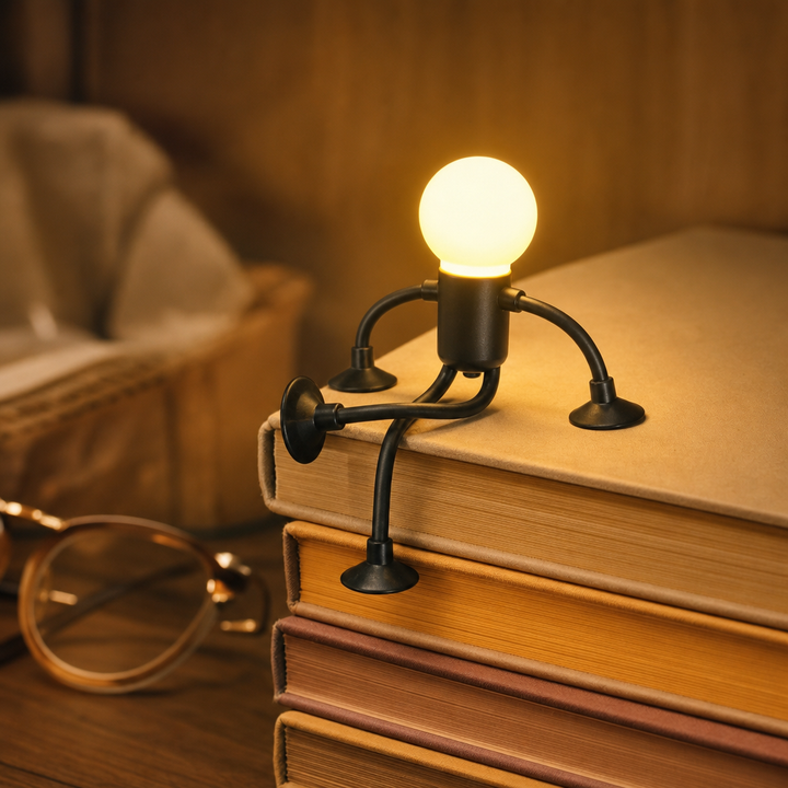Fu Light – Posable Suction-Cup Figure Night Light (4pcs)
