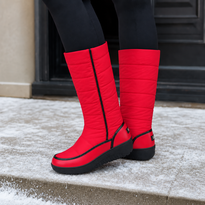 Longara – Full-Shaft Plush-Lined Knee-High Boots