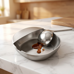 Spoonara™ Heavy Stainless Spoon Rest for Tidy Counters