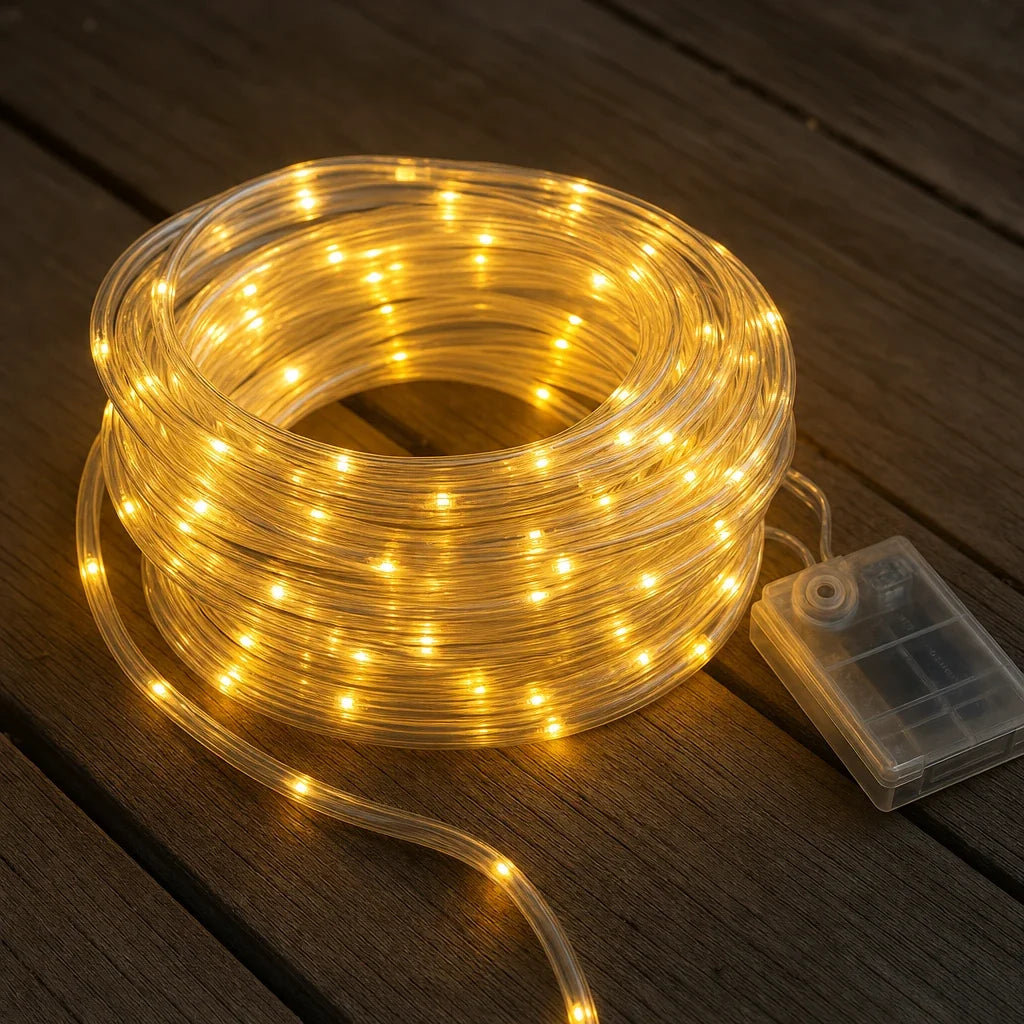 Everglow – Solar PVC Tube Outdoor String Lights