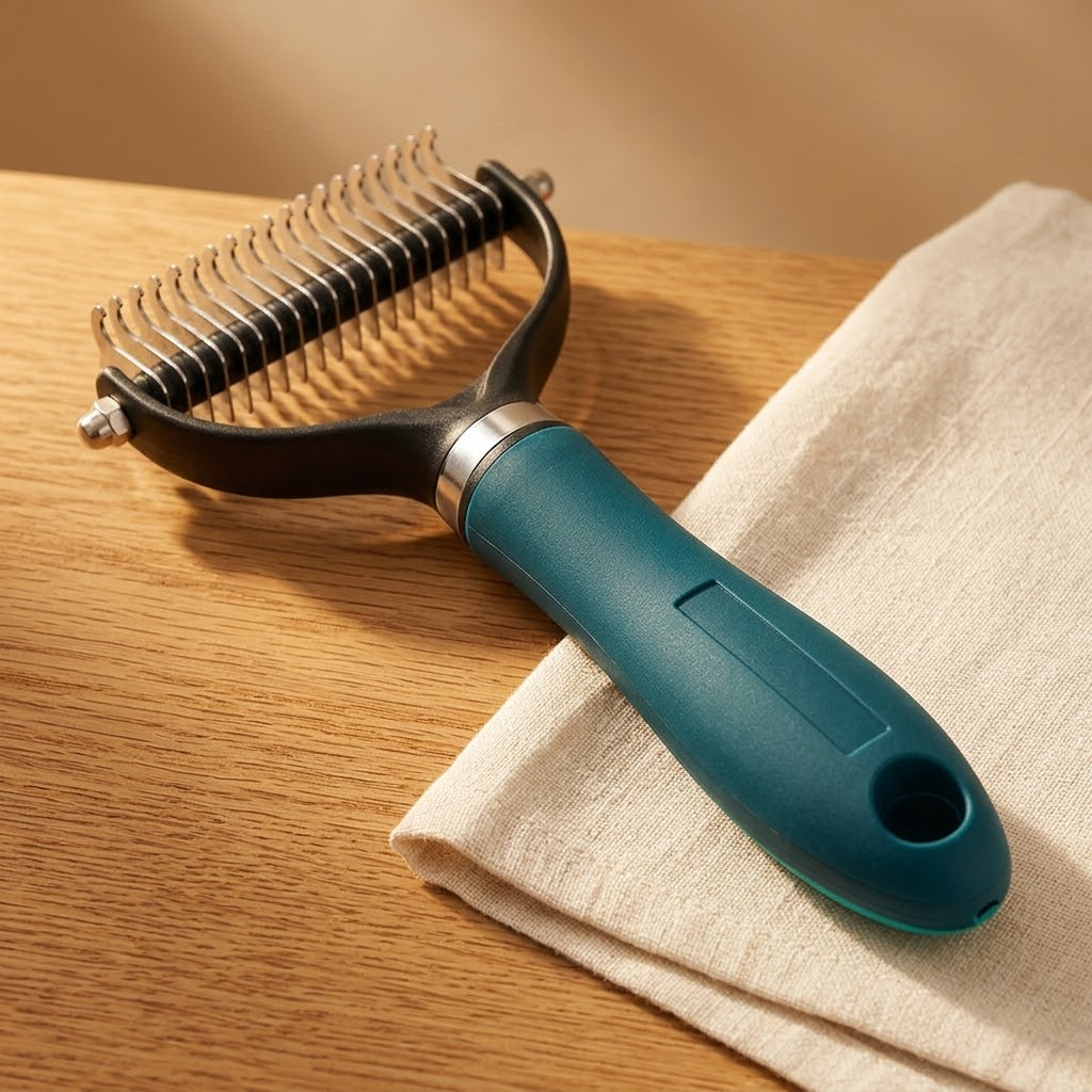 PetGroom™ – Double-Sided Dematting Brush for Dogs and Cats