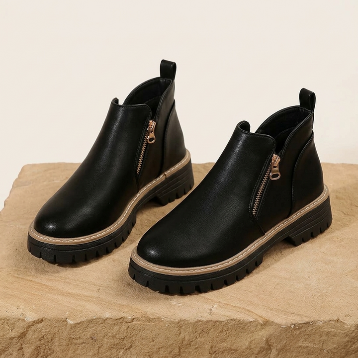 Strida™ – Cushioned Platform Ankle Boots