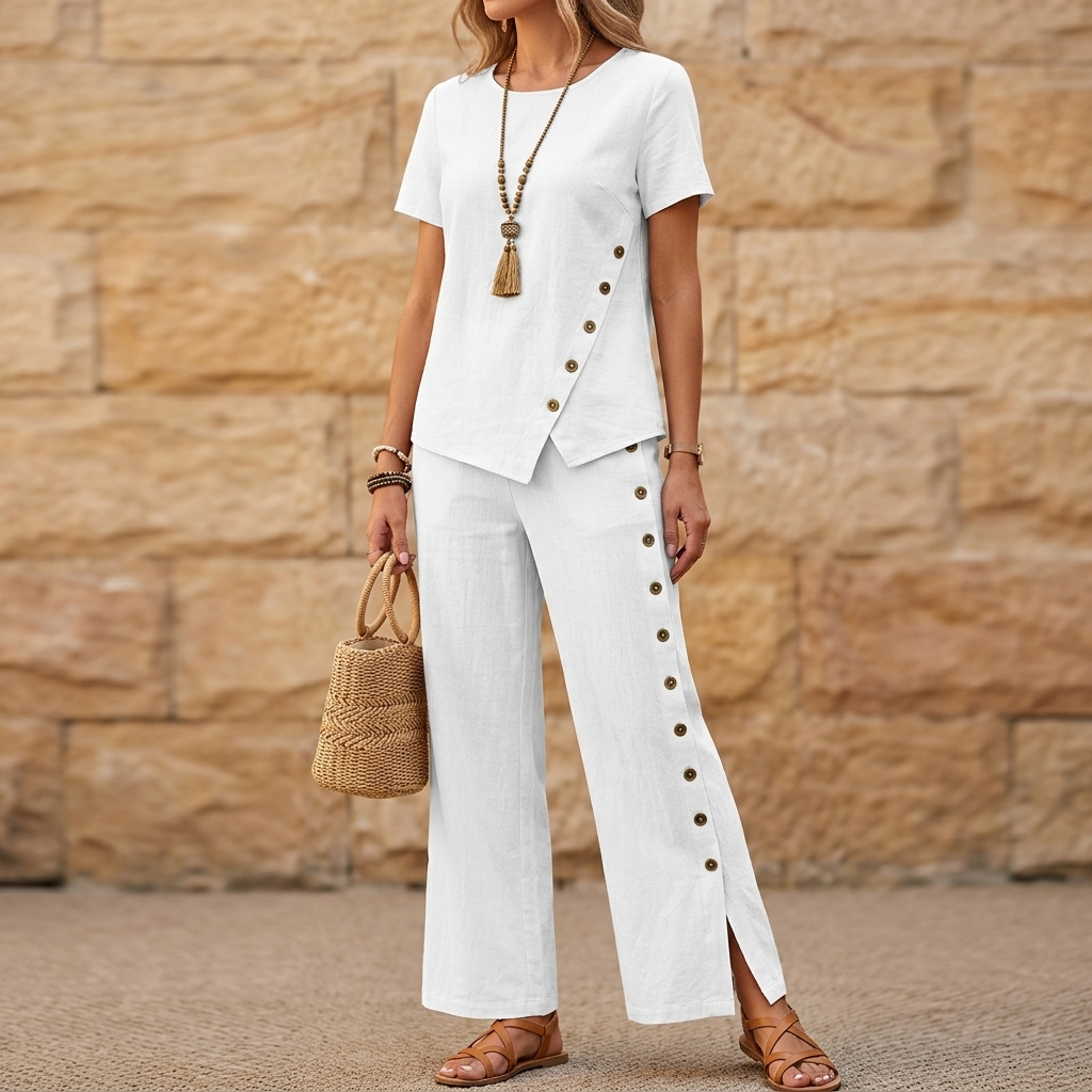 Elivara™ – Asymmetric Two Piece Set