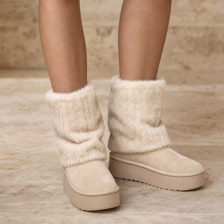 SnugLift – Faux-Fur Platform Mid-Calf Winter Boots