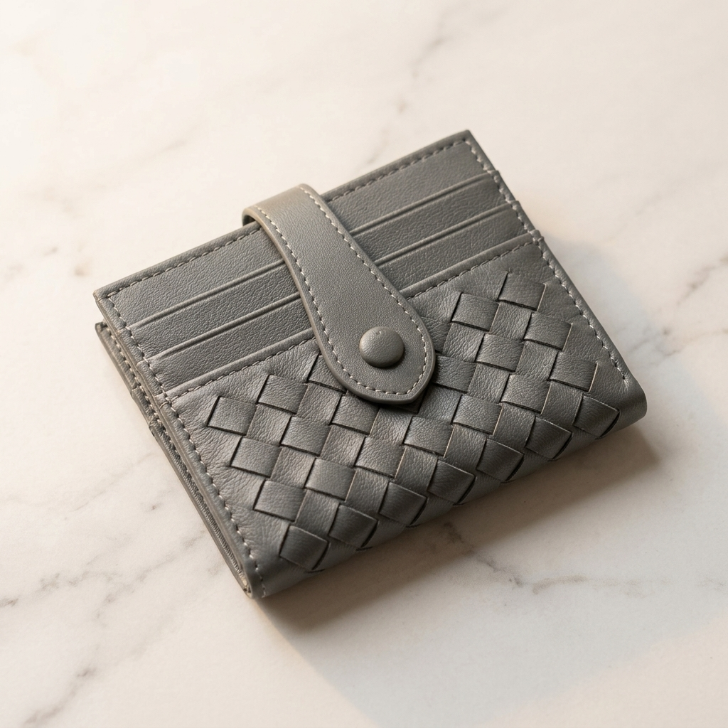 Tessara™ – Woven Lambskin Card Wallet